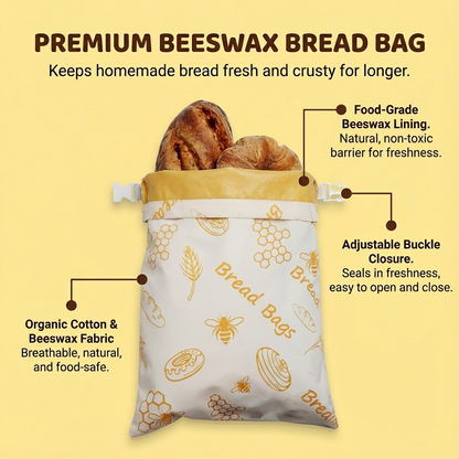 Premium Beeswax Bread Bag