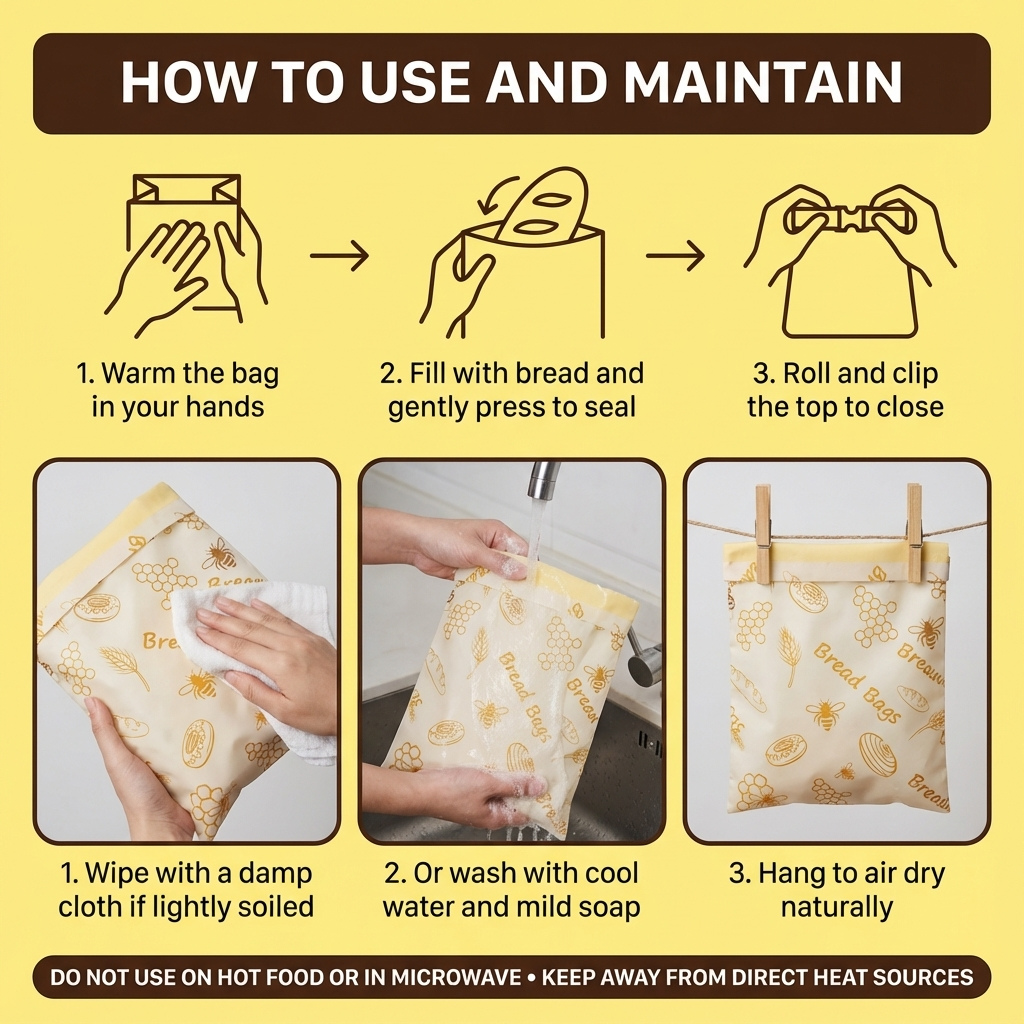 Premium Beeswax Bread Bag
