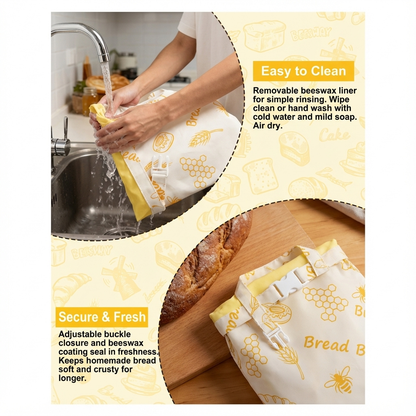Premium Beeswax Bread Bag