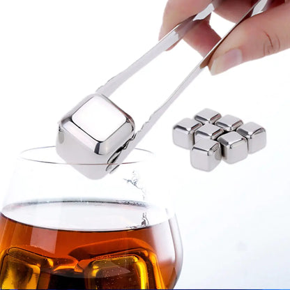Reusable Stainless Steel Chill Cubes