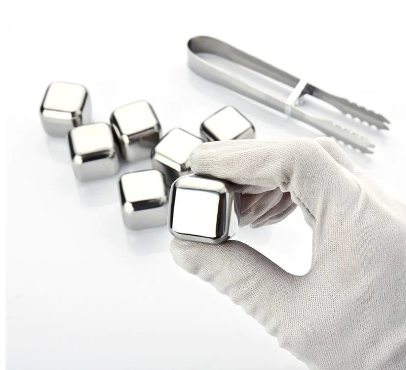 Reusable Stainless Steel Chill Cubes